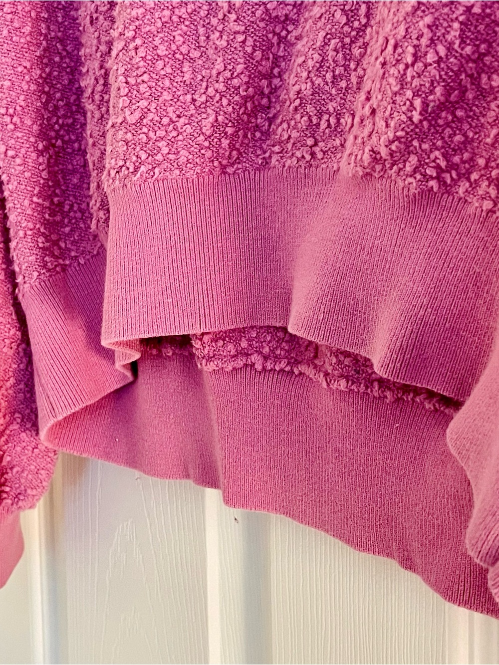 Free People Bouclé V-Neck Sweatshirt - Picture 2 of 5